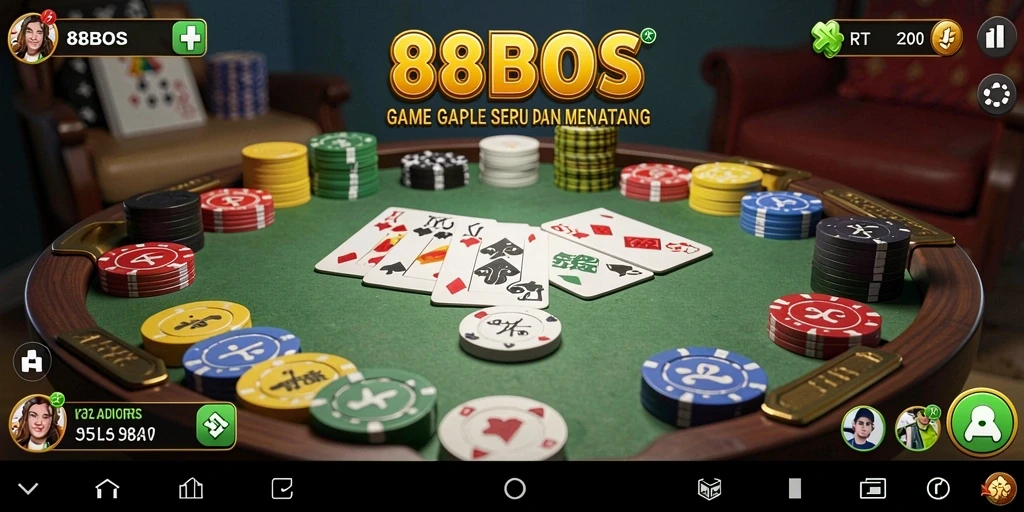 Tampilan gameplay seru dan mengasyikkan dalam 88BOS.