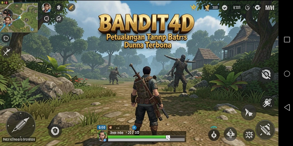 Gameplay yang penuh petualangan dalam dunia terbuka BANDIT4D.