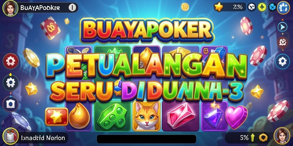 Menampilkan gameplay seru dan penuh warna di BUAYAPOKER.