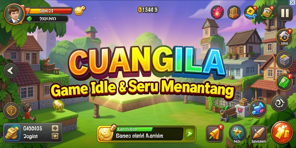 Tampilan screenshot gameplay <strong>CUANGILA</strong> menunjukkan aksi seru dalam permainan Idle.