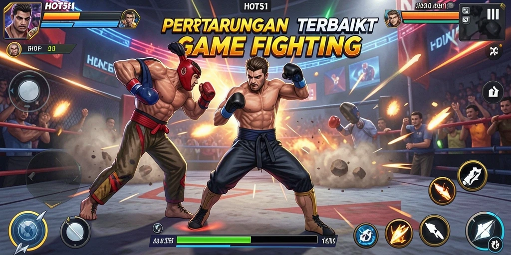 Tampilan gameplay HOT51 yang menarik dan mendebarkan.