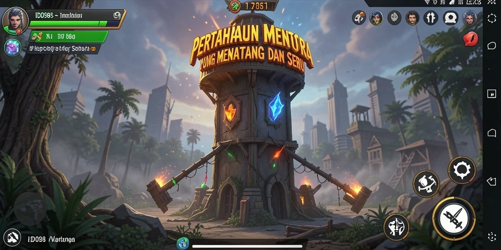 Tampak aksi seru dalam permainan Tower Defense ID098 dengan strategi yang mendebarkan.