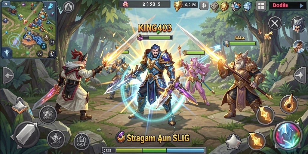 Gameplay menarik dalam KING403 yang menunjukkan pertempuran strategi.