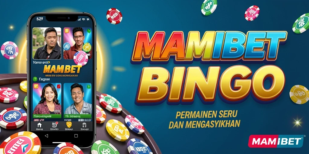 Tampilan gameplay MAMIBET dengan angka-angka Bingo yang cerah dan menarik.