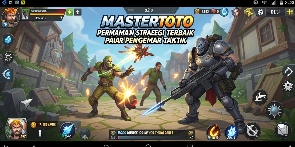 Tampilan gameplay MASTERTOTO yang menampilkan strategi cerdas dan aksi menegangkan.