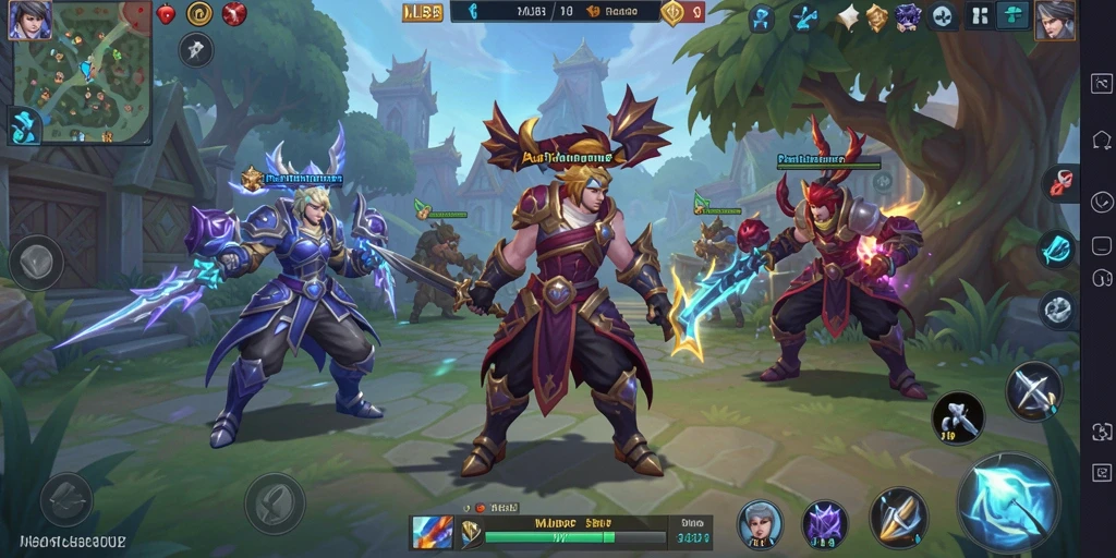 Tampilan gameplay seru dalam dunia <strong>MLBB8</strong> yang menegangkan.