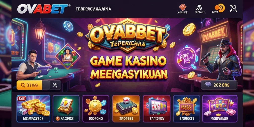 Tangkapan layar utama OVABET menampilkan gameplay kasino yang seru dan interaktif.