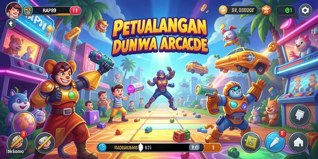 Tangkapan layar dari gameplay seru RAP89 yang penuh aksi dan tantangan.