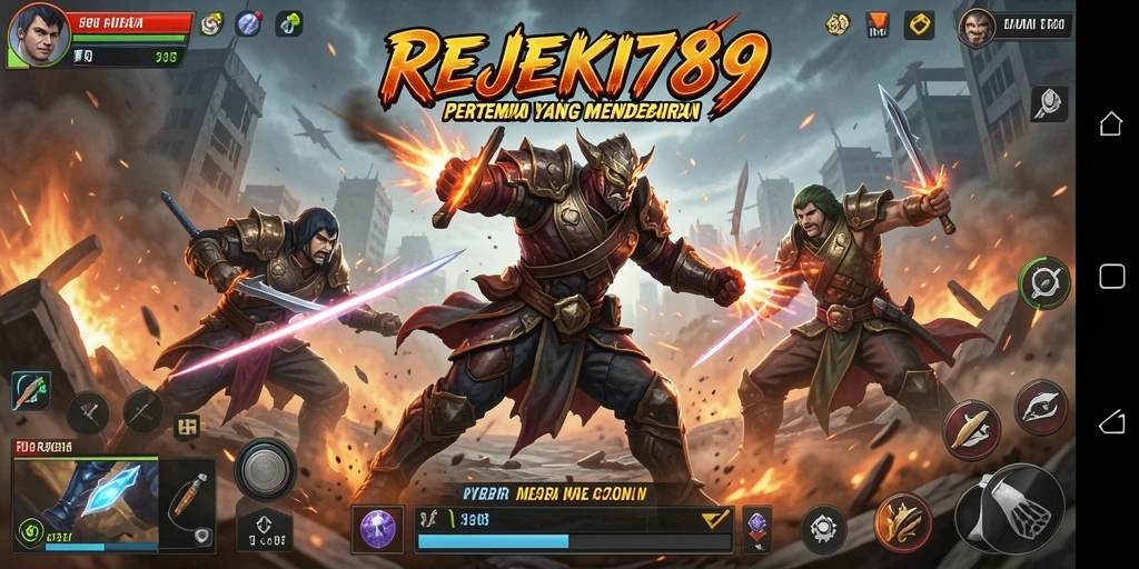 Screenshot gameplay REJEKI789 dengan aksi pertempuran yang menarik.