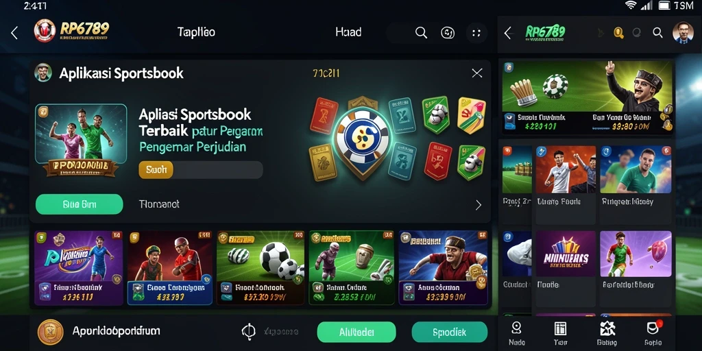 Screenshot utama dari gameplay Sportsbook RP6789 yang menarik.
