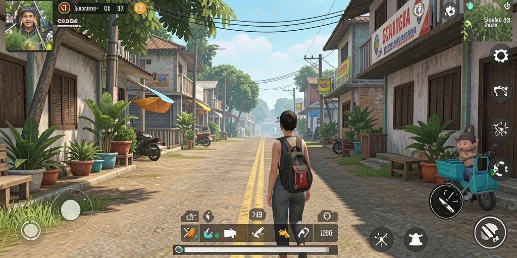 Tampilan gameplay SR996 yang menarik dan penuh warna.