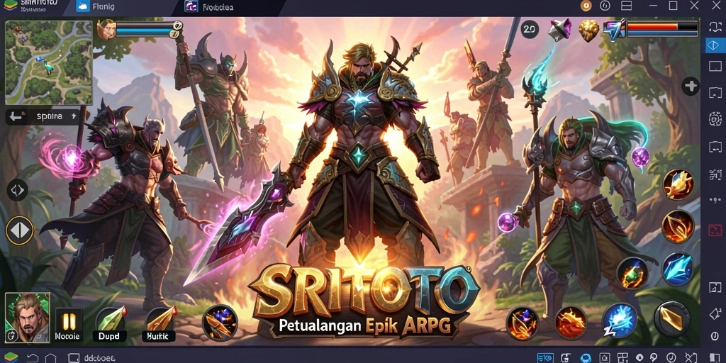 Tampilan menarik gameplay ARPG di SRITOTO dengan pertarungan seru.