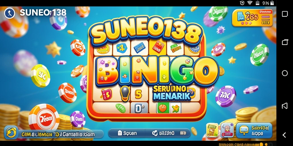 Tampilan screenshot gameplay Bingo SUNEO138 yang menarik dan interaktif.