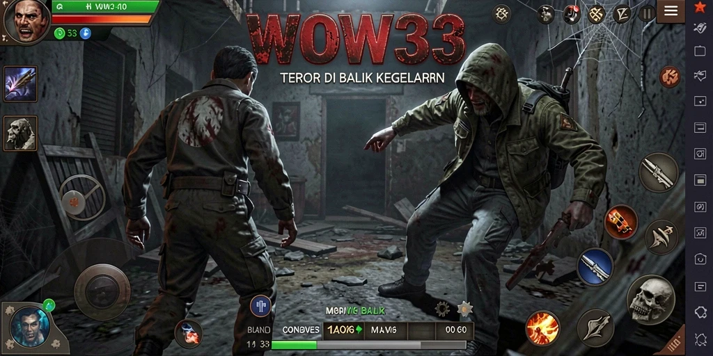 Gameplay seram di dalam WOW33 yang membuat jantung berdebar.